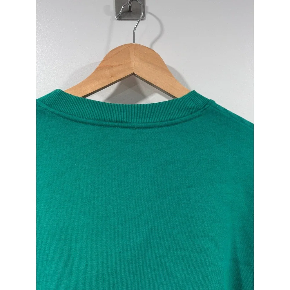 Alo Yoga Green Accolade Oversized Crewneck Sweatshirt Pullover Women Size Small